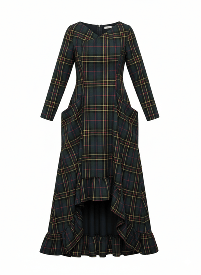 Plaid Winter Dress Casablanca - EUG Fashion EugFashion 