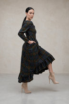 Plaid cotton dress Casablanca - EUG Fashion
