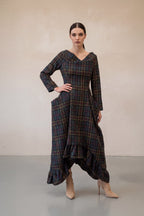 Plaid cotton dress Casablanca - EUG Fashion
