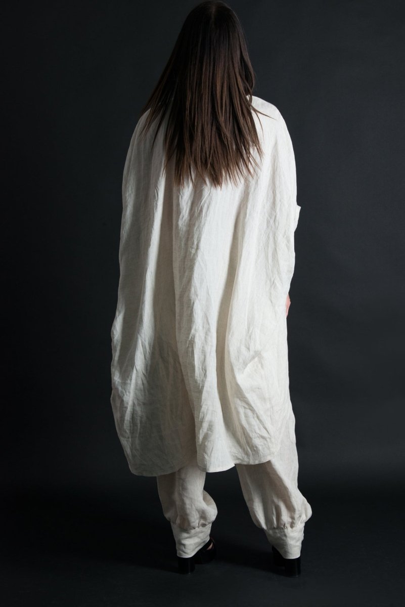 Plus size Linen Tunic ANN - EUG FASHION