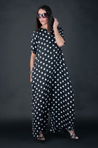 Polka Dots Cotton Jumpsuit Valentin - EUG Fashion