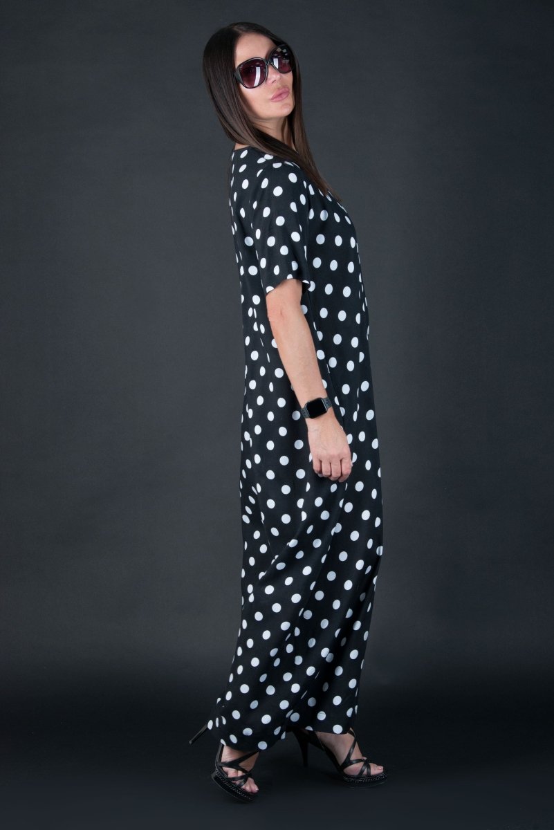Polka Dots Cotton Jumpsuit Valentin - EUG Fashion