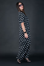 Polka Dots Cotton Jumpsuit Valentin - EUG Fashion