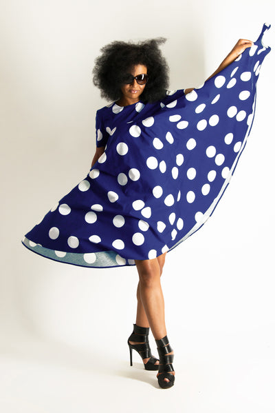 Polka Dots Dress KOSARA EugFashion 