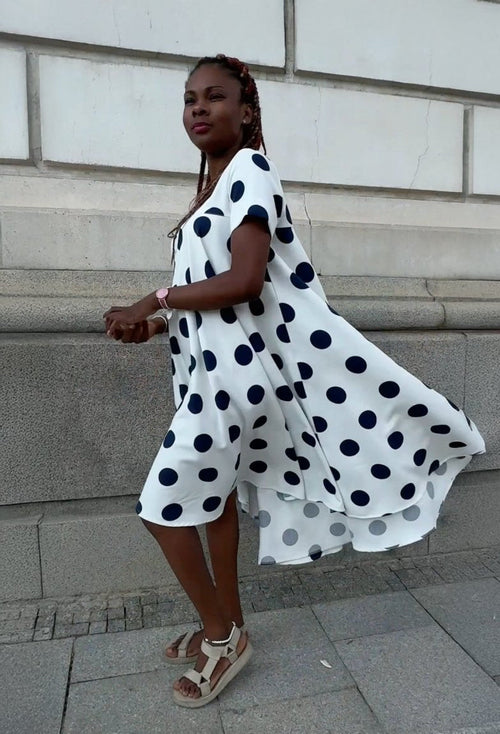 Polka-Dot Summer Dress