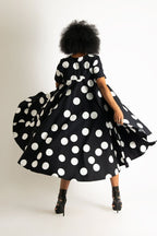 Polka Dots Summer Maxi Dress KOSARA - EUG Fashion