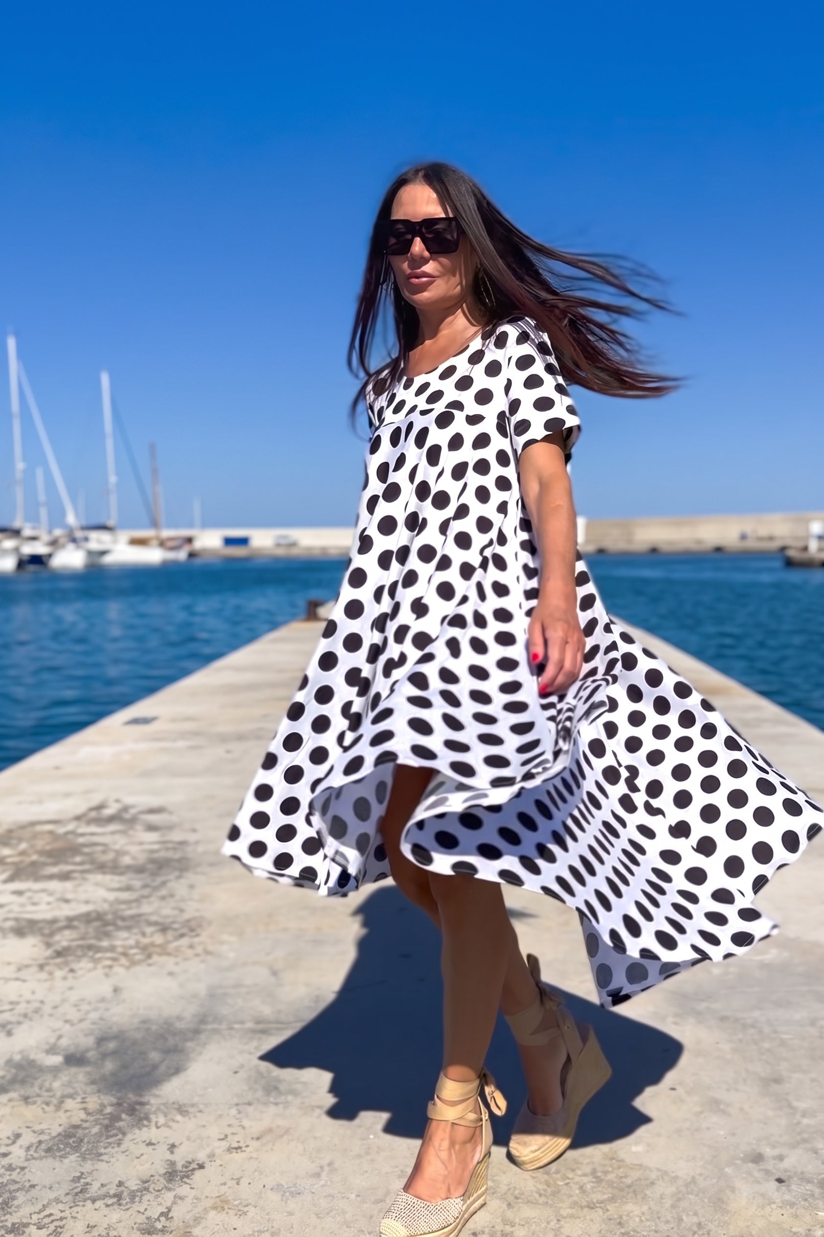 Polka-Dot Dress - Kosara