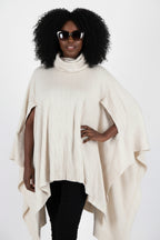 Knitted Poncho Outfit - Eva