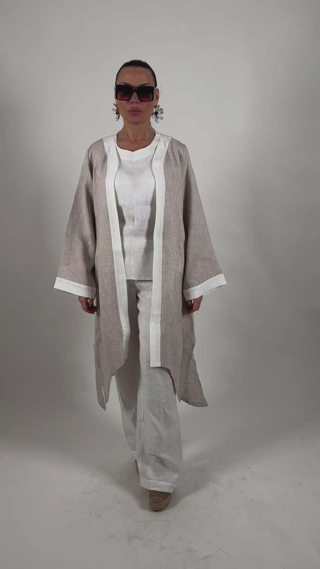 Sleeveless Linen Top - Genoa