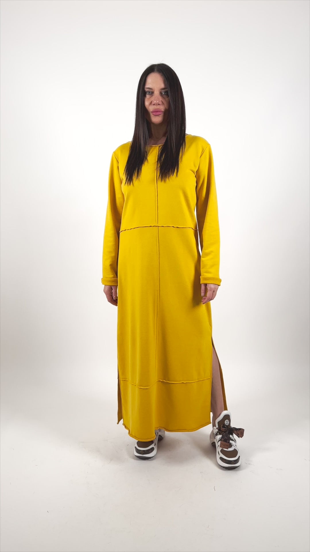 Long Sweatshirt Dress - Gabrielle