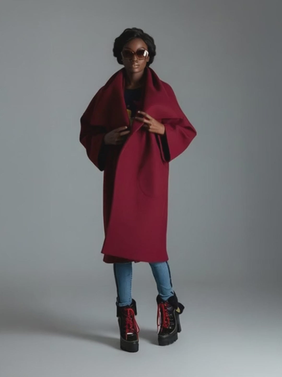 Elegant Wide Coat - Helen