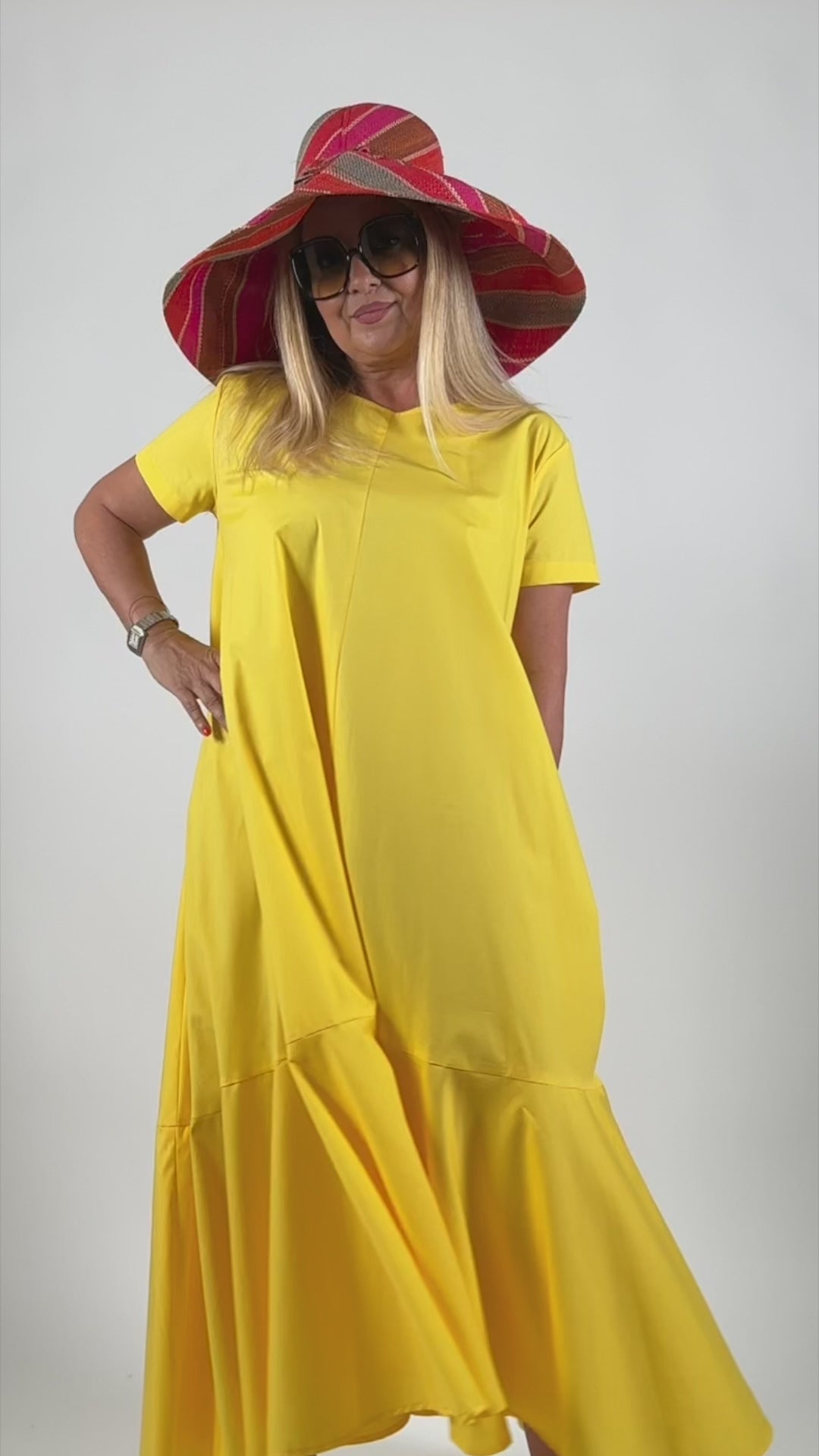 Yellow Summer Dress DIVA EugFashion 