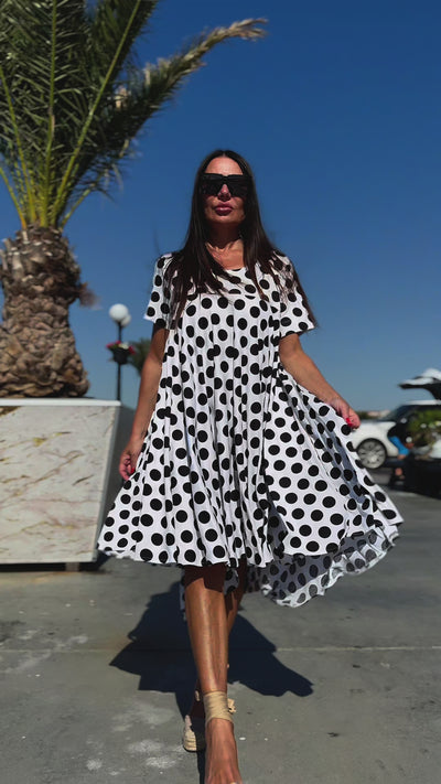 Polka Dots Dress KOSARA EugFashion 