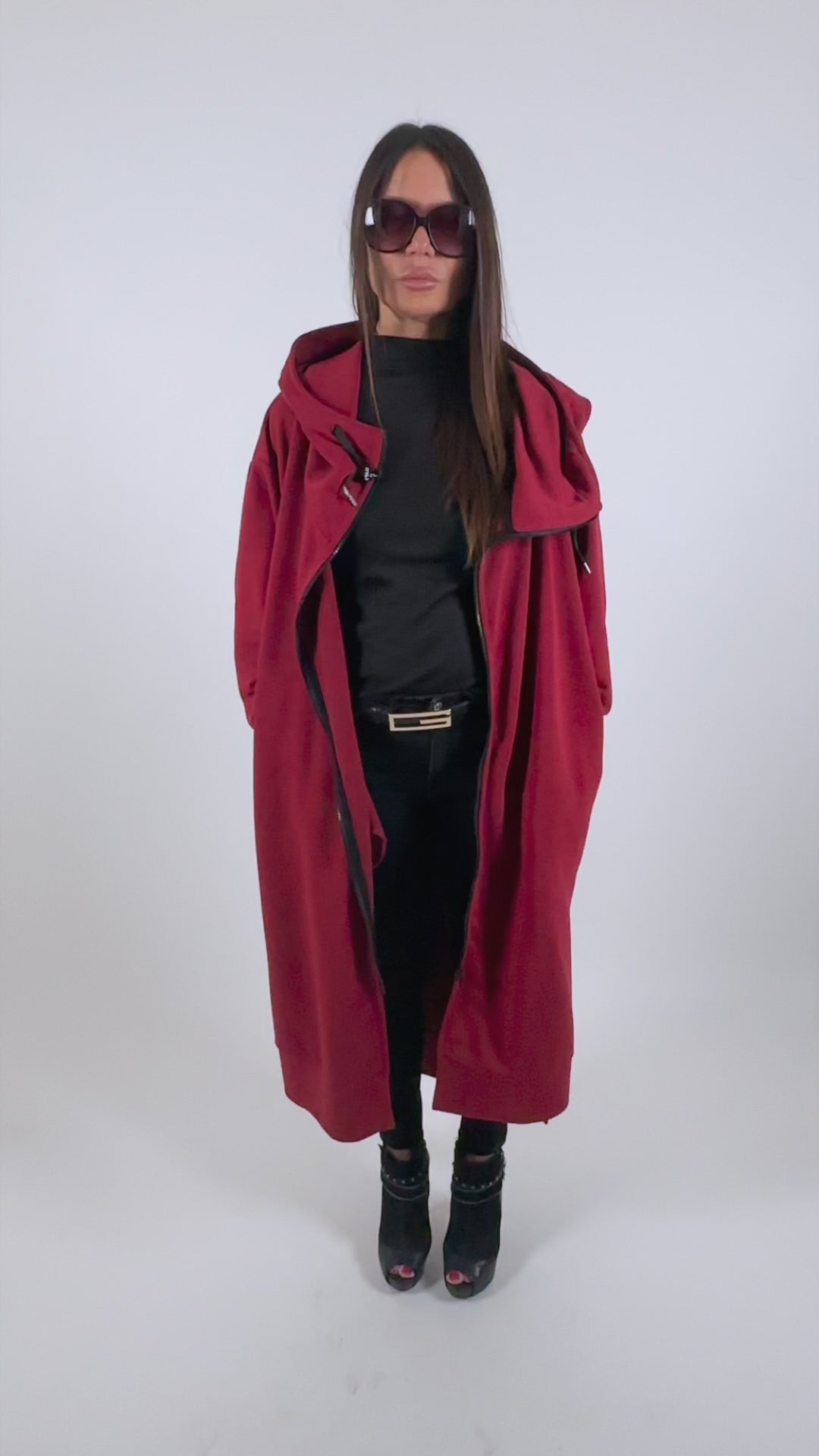 Long  Zipper Hoodie - Trani