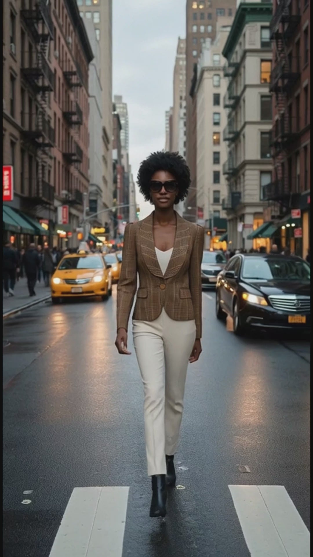 Women's Plaid Jacket Estella EugFashion 