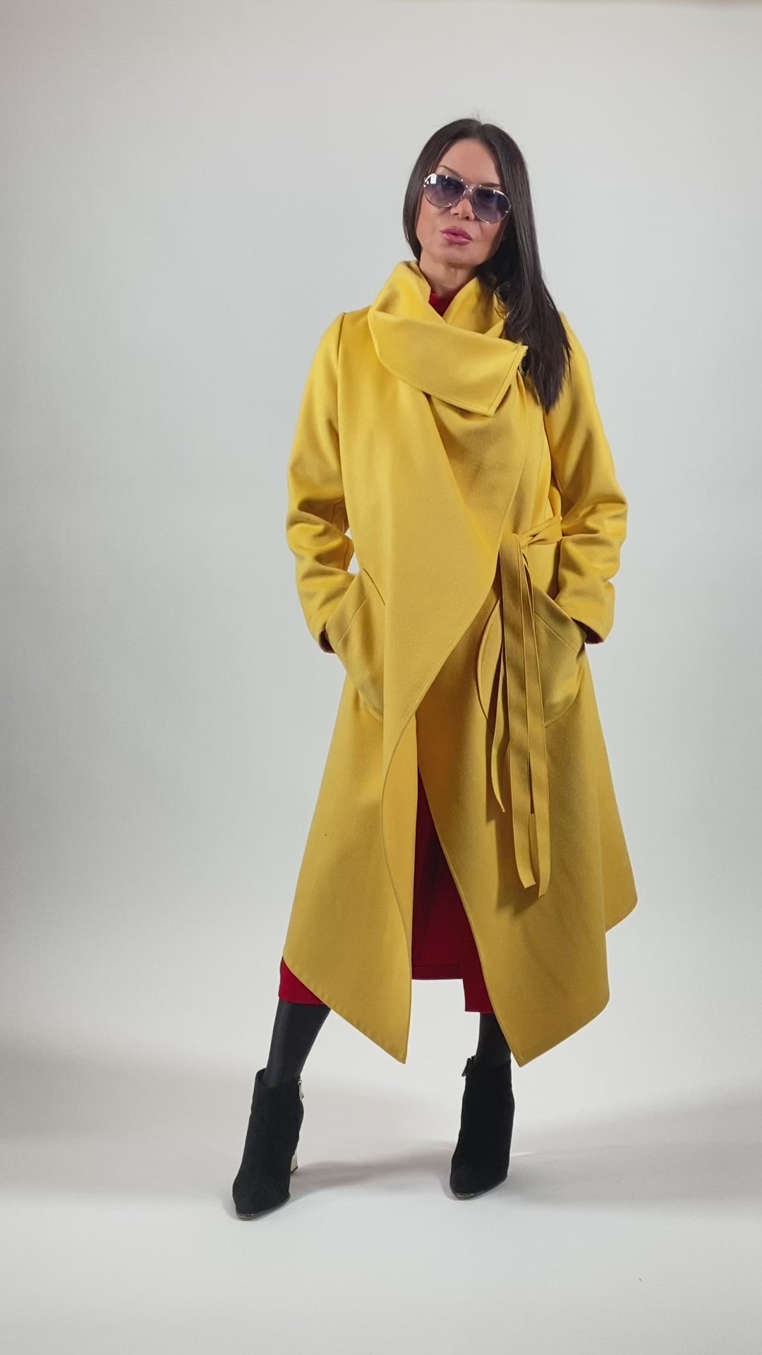 Yellow Coat VICTORIA EugFashion 