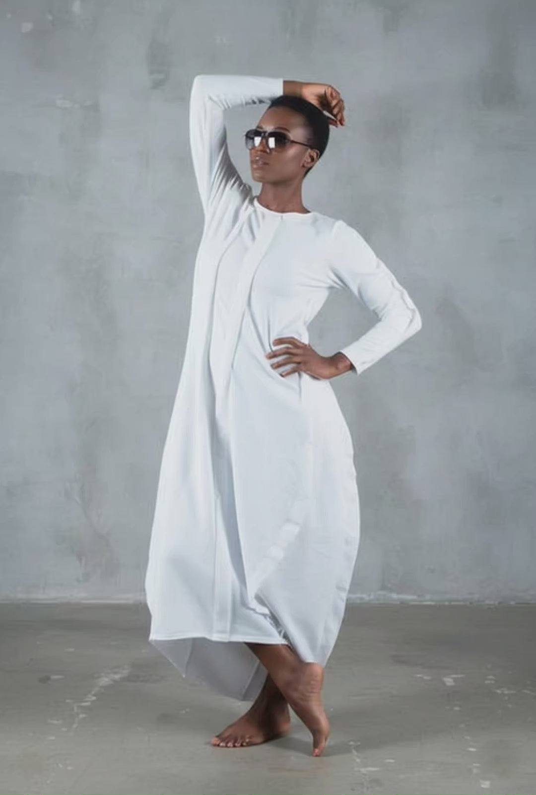 Long Cotton dress BENITA EugFashion 