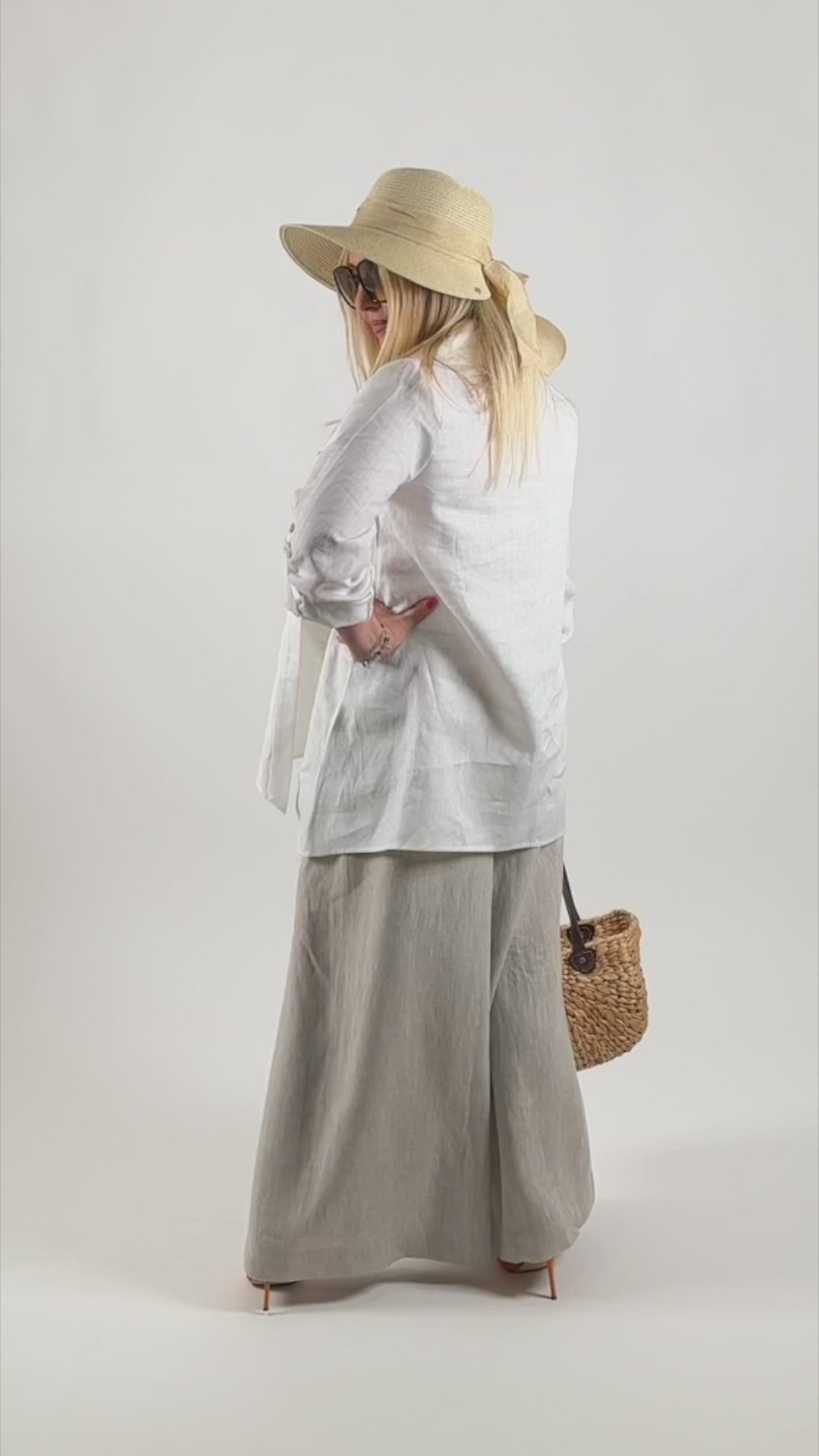 Loose Linen Shirt Palermo EugFashion 