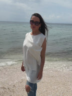 White Linen Tunic - Alla