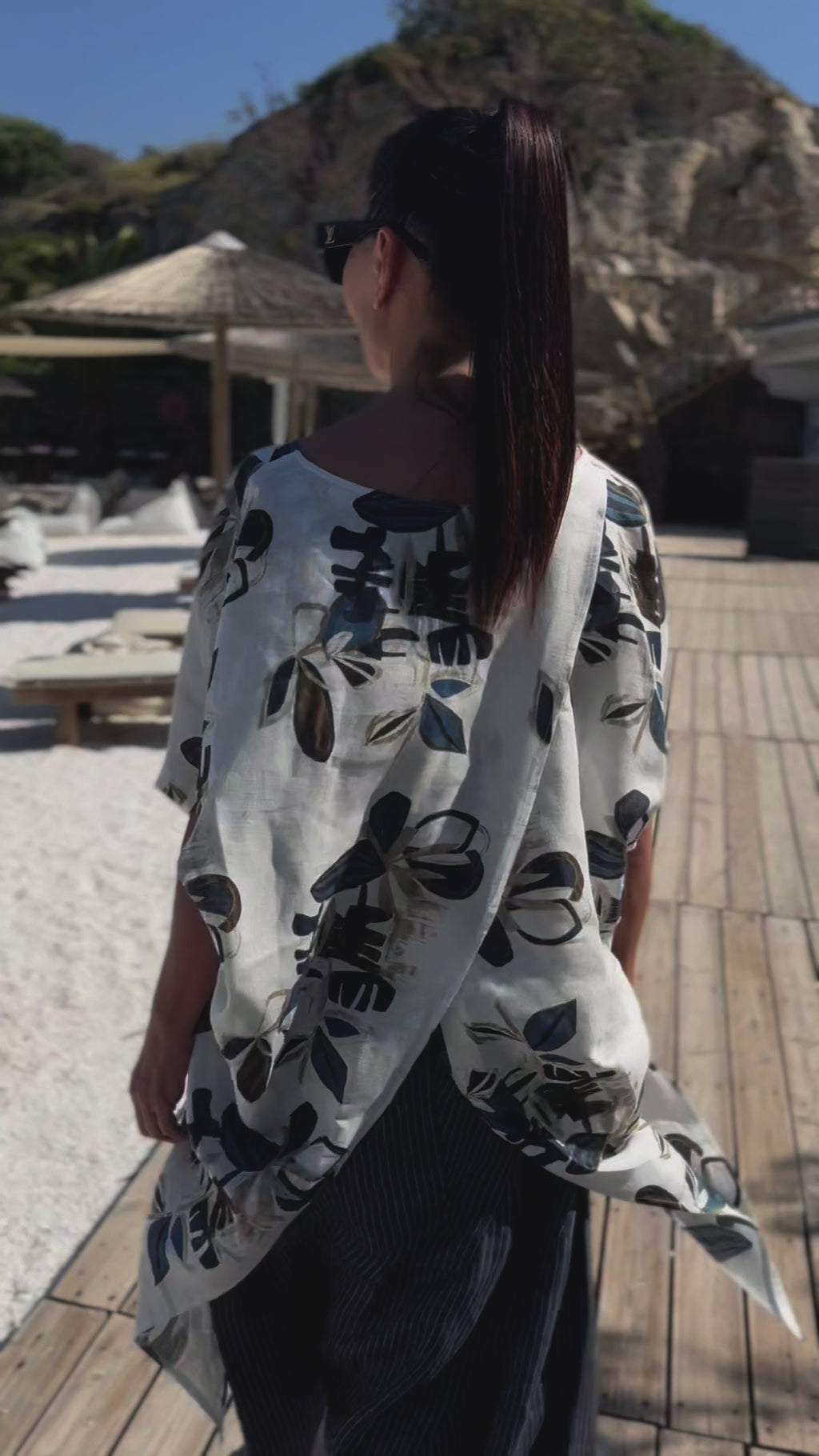 Sleeveless Linen Tunic - Fabiana