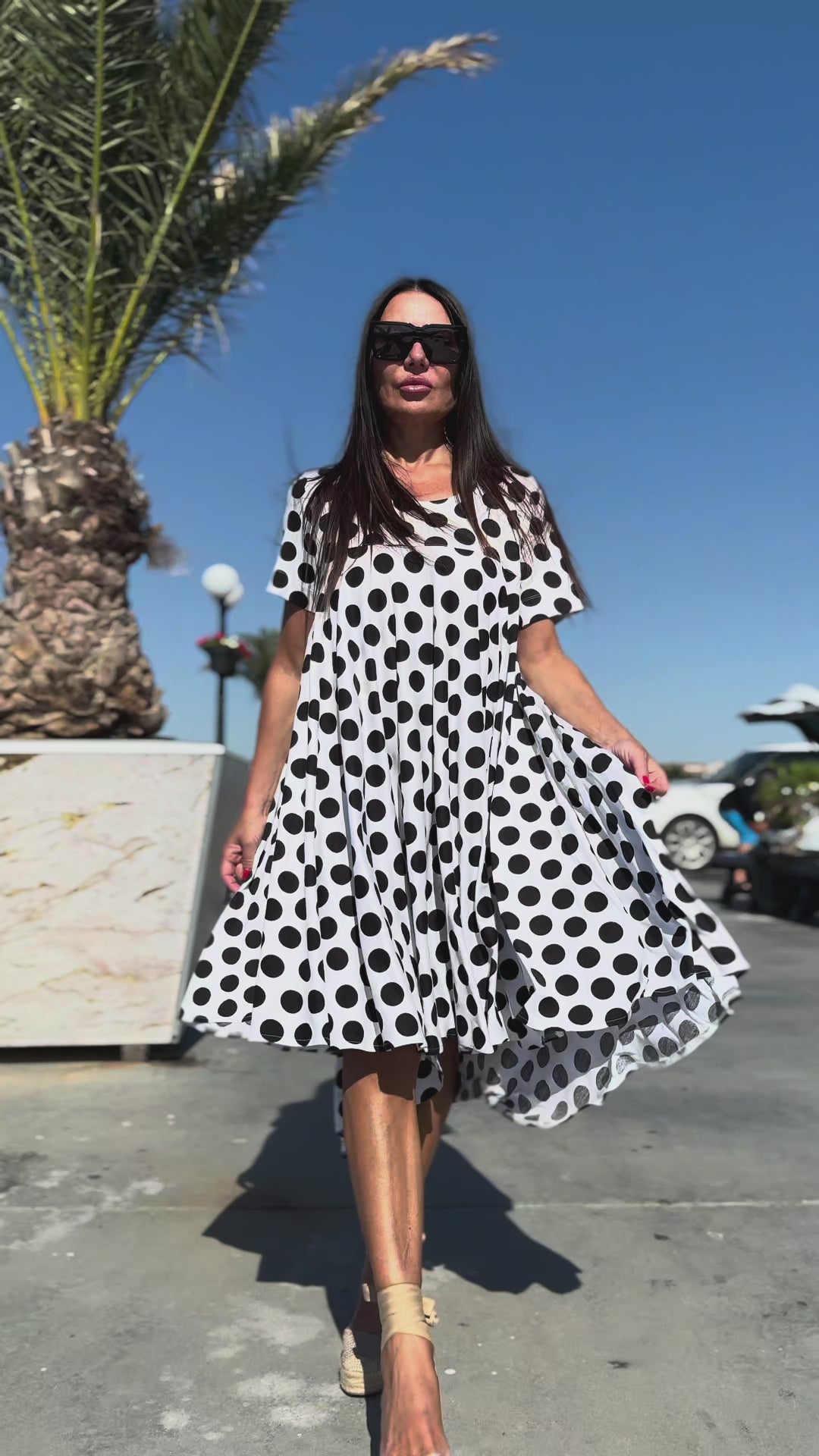 Polka-Dot Dress - Kosara