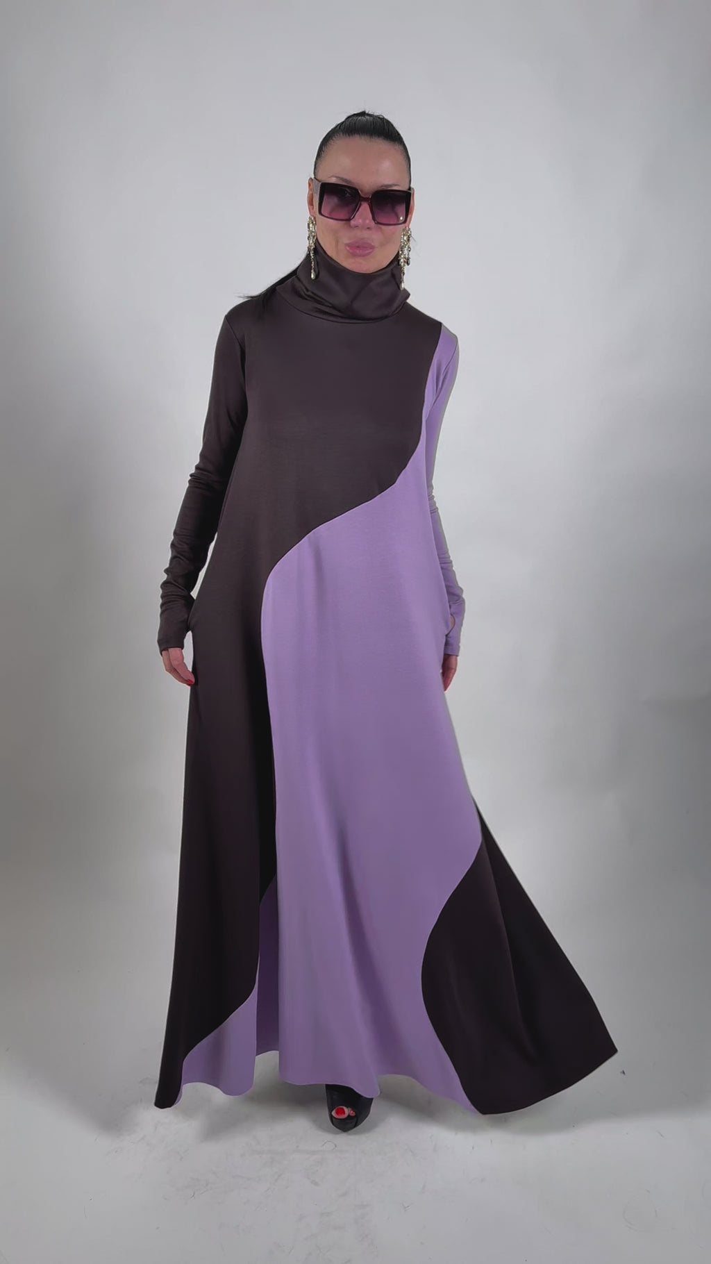 Turtleneck Winter Dress - Vivian