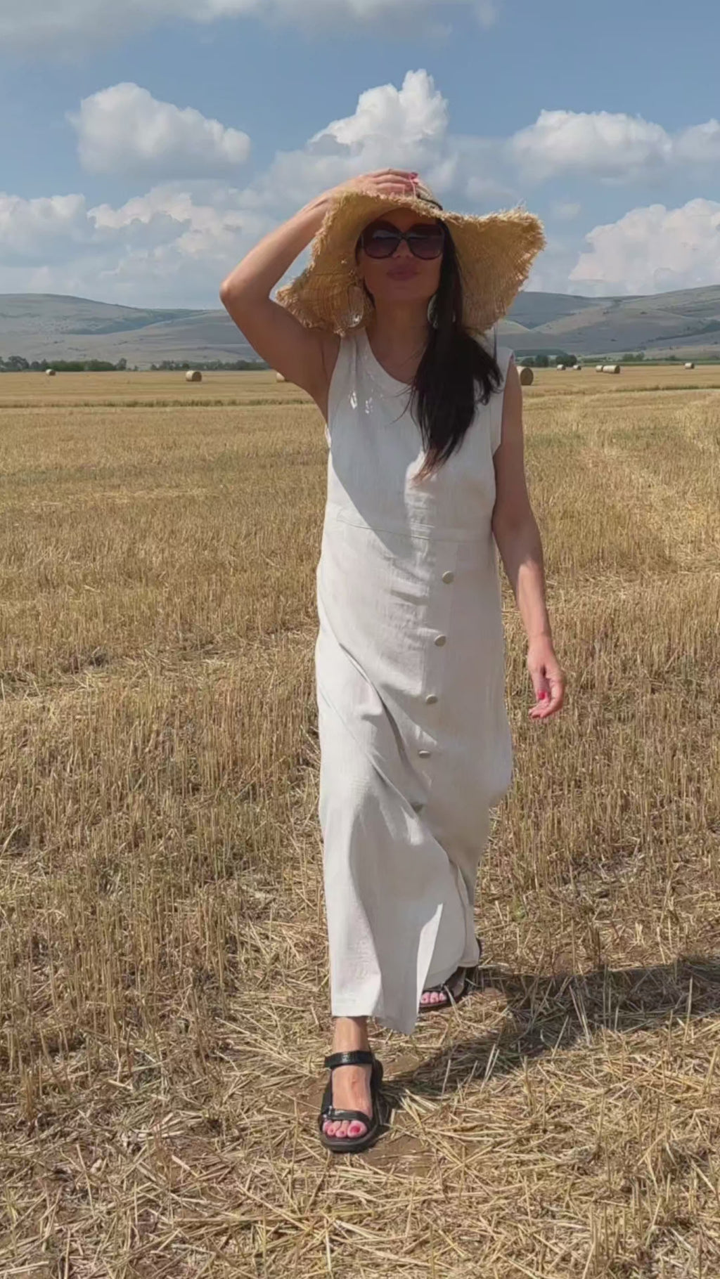 linen dress full color