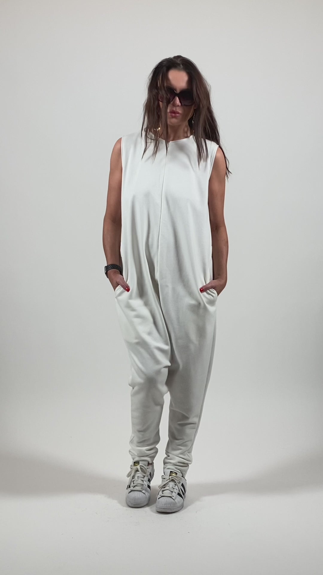 Sleeveless Harem Jumpsuit BETY EugFashion 