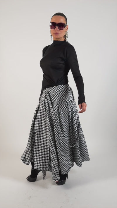Asymmetrical Long Skirt Zefira EugFashion 