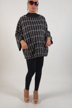 Loose Winter Poncho - Magdalena