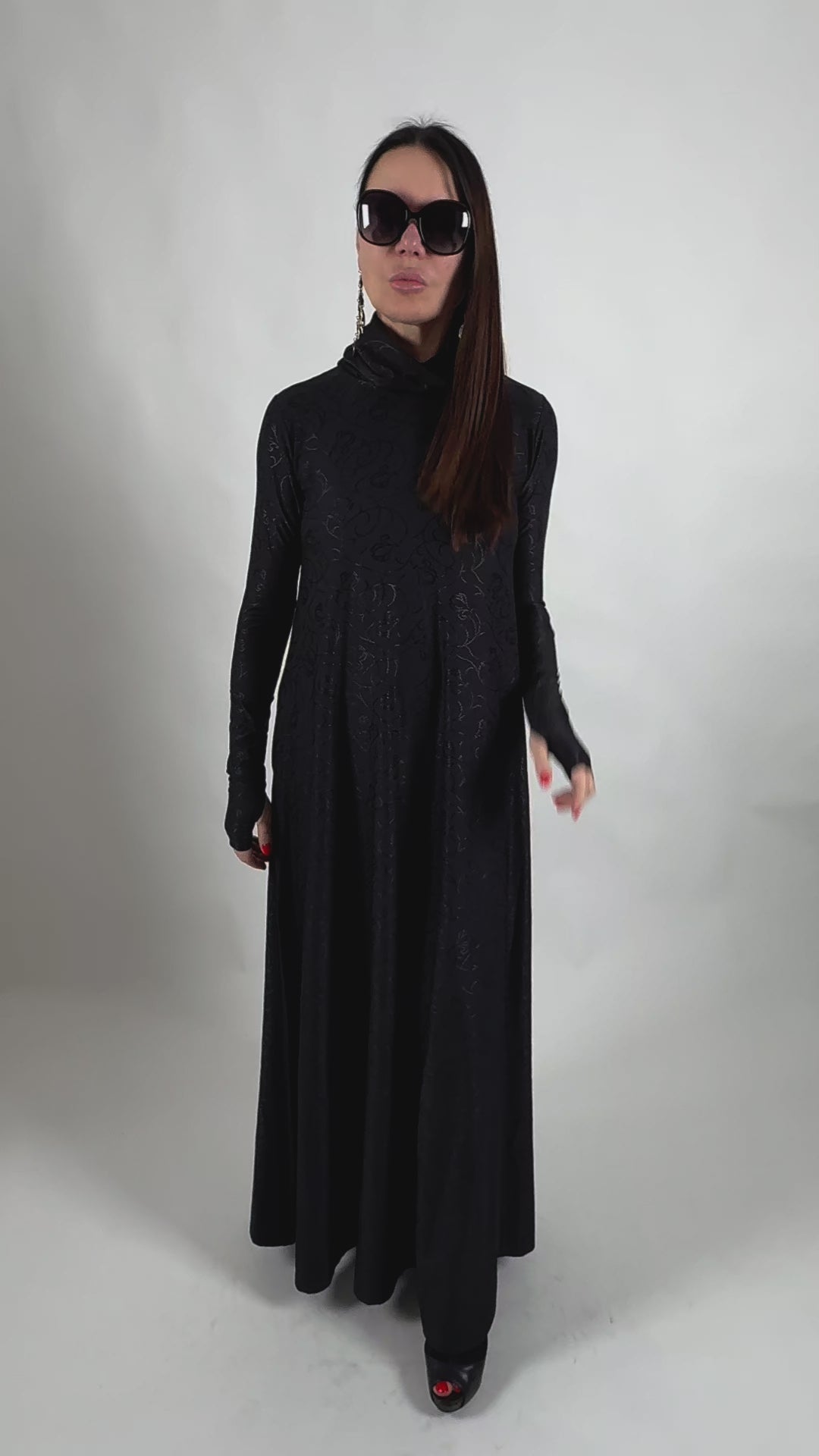 Turtleneck Long Dress VERONICA EugFashion 