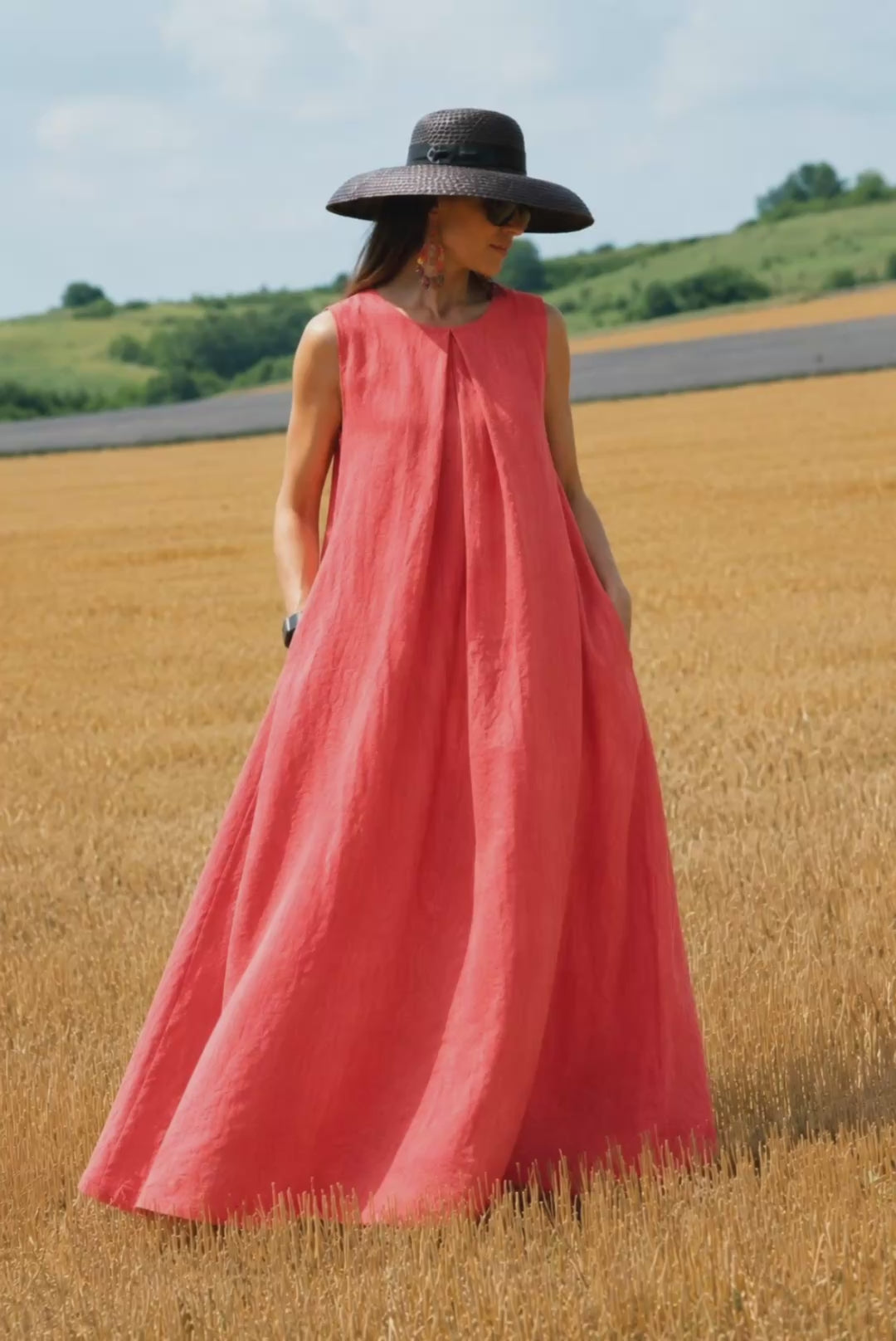 dara coral dress #coral