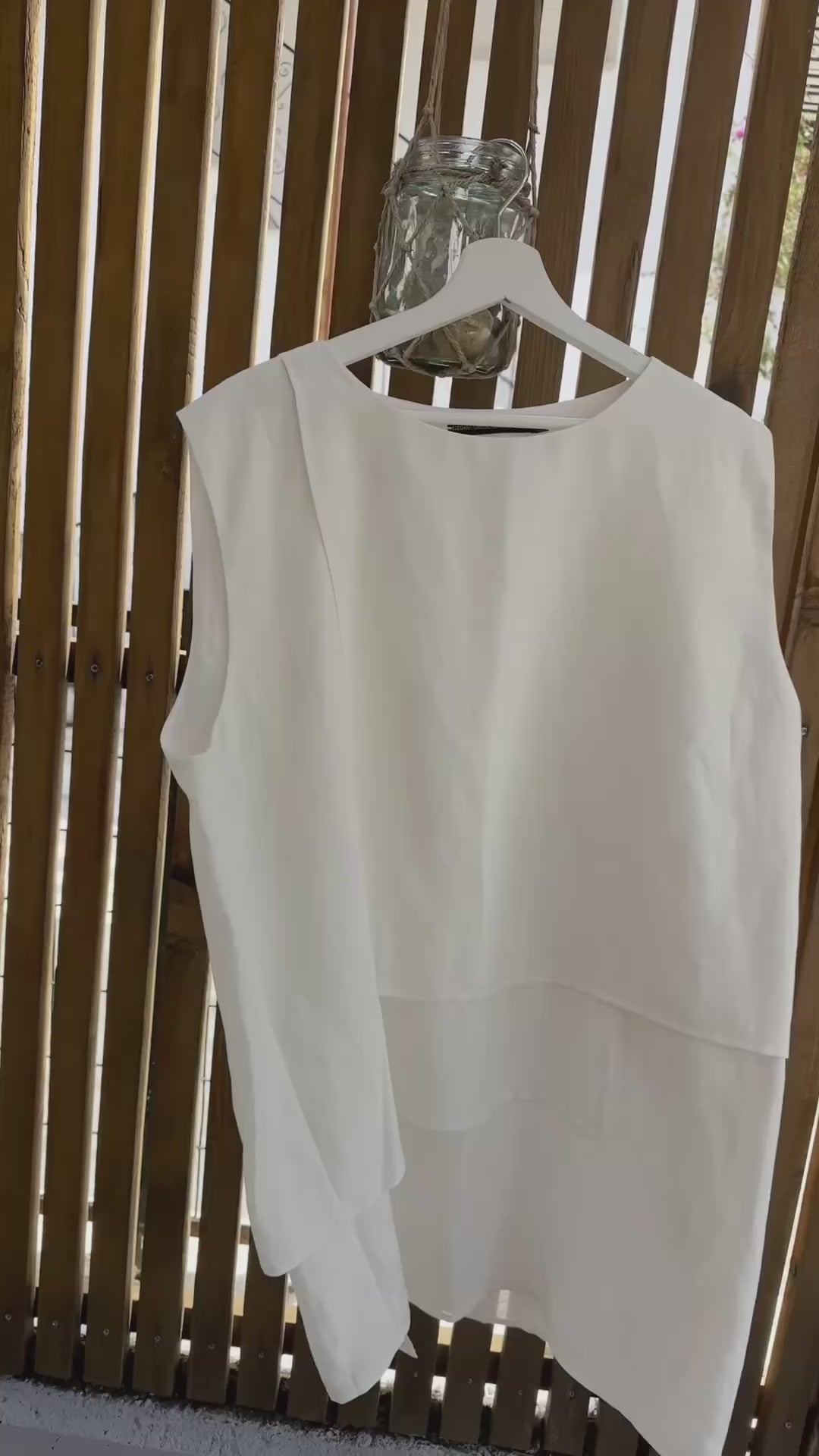 White Linen Tunic ALLA EugFashion 