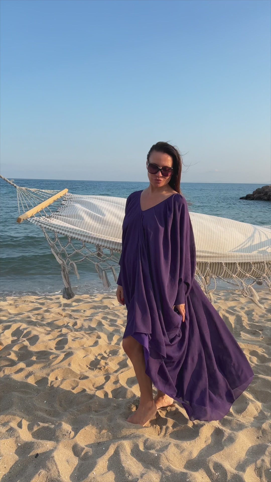 Maxi Purple Caftan - Prea