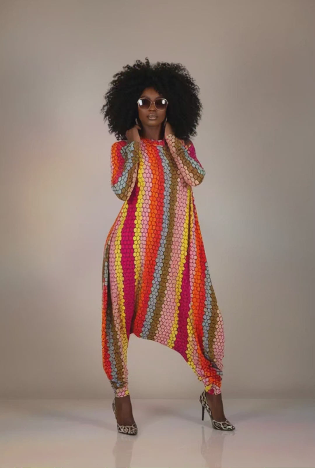 Dots Harem Jumpsuit Marla EugFashion 