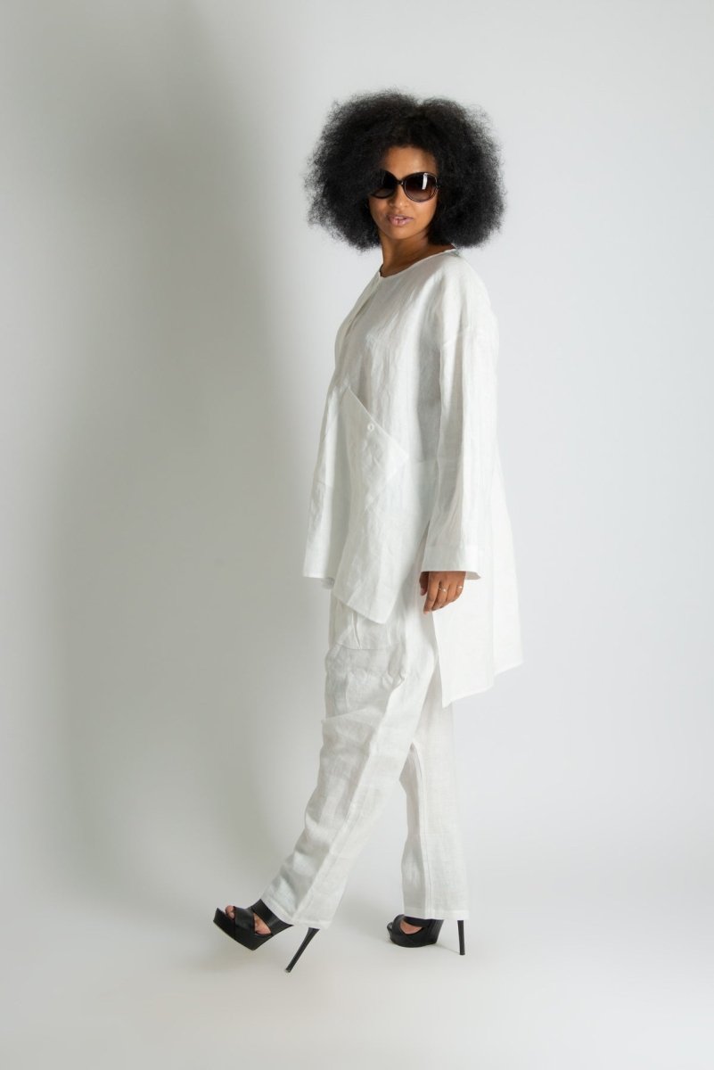 Print Linen Summer set CLARA - EUG Fashion