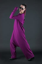Purple Harem Jumpsuit ERNA - EUG Fashion