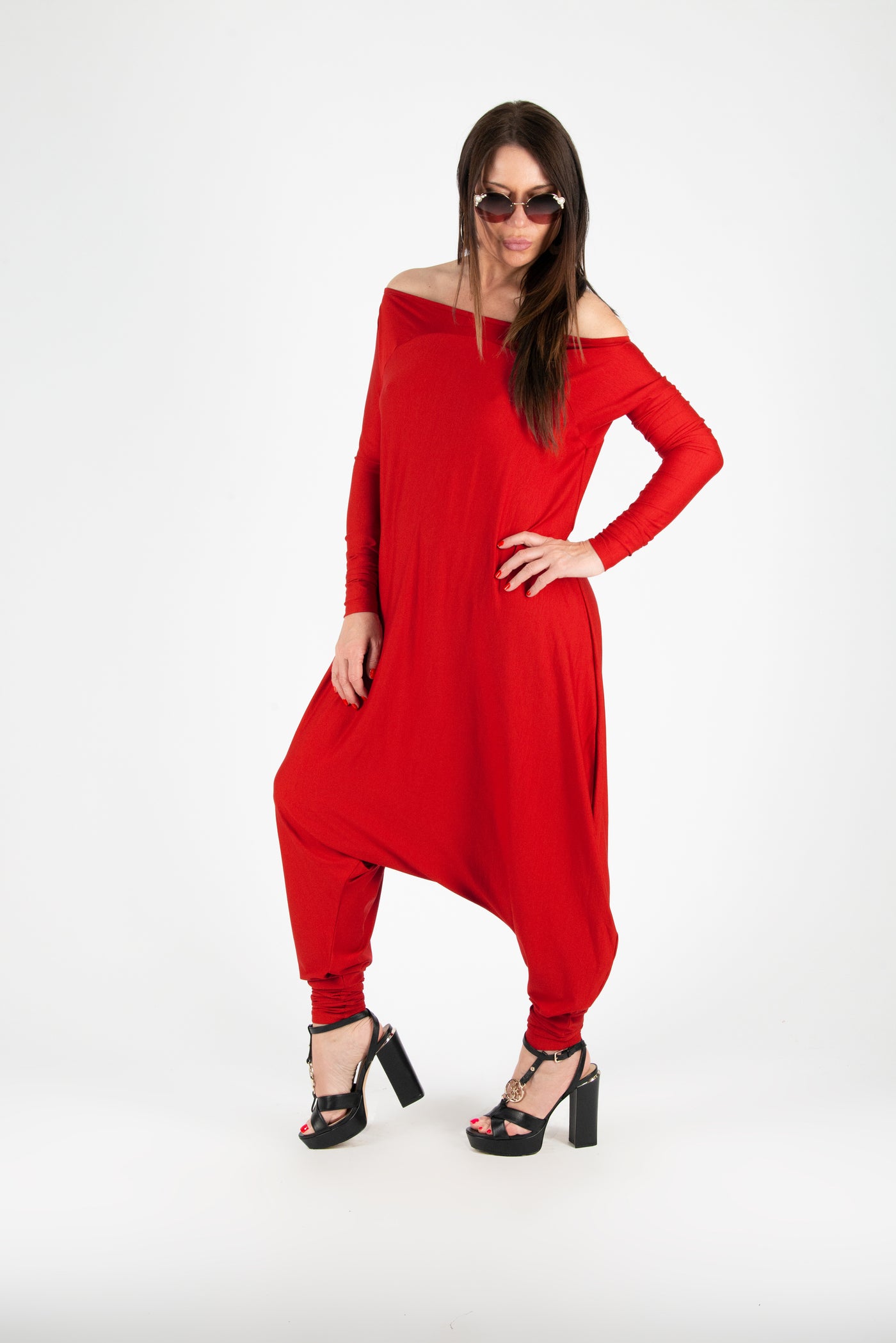 Long Harem Jumpsuit MARLA EugFashion 