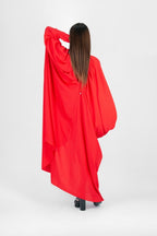 Red Maxi Summer Dress PREA - EUG FASHION