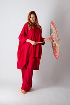 Two-Piece Linen Outfit - Dorothy