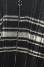 Plaid wool asymmetric dress Holly - EUG Fashion

