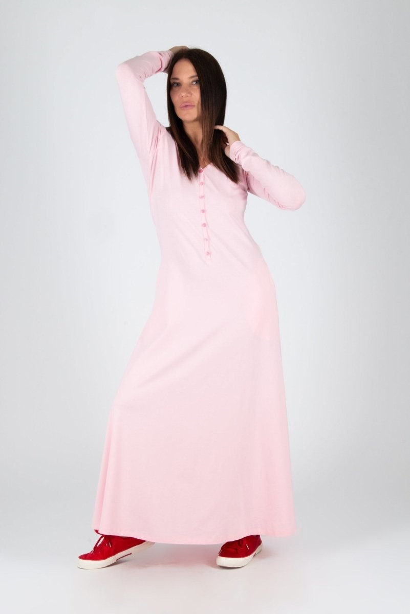 ROSALIA Long Sleeves Jersey Dress SALE - EUG Fashion EugFashion 