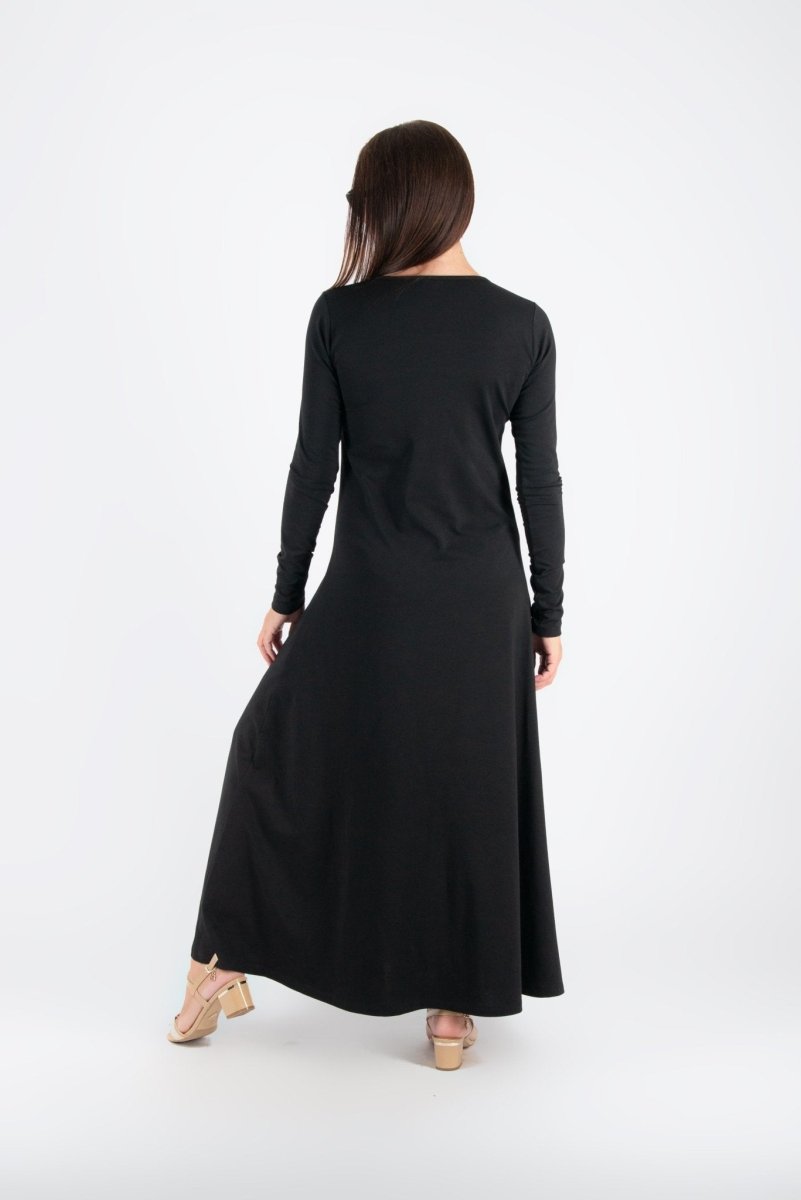 ROSALIA Long Sleeves Jersey Dress SALE - EUG Fashion EugFashion 