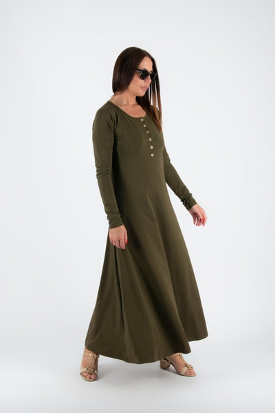 ROSALIA Long Sleeves Jersey Dress SALE - EUG Fashion EugFashion 