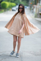 Short Linen Dress JENNIFER - EUG Fashion