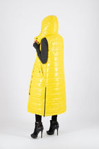 Sleeveless Yellow Puffer Jacket OXANA SALE - EUG Fashion