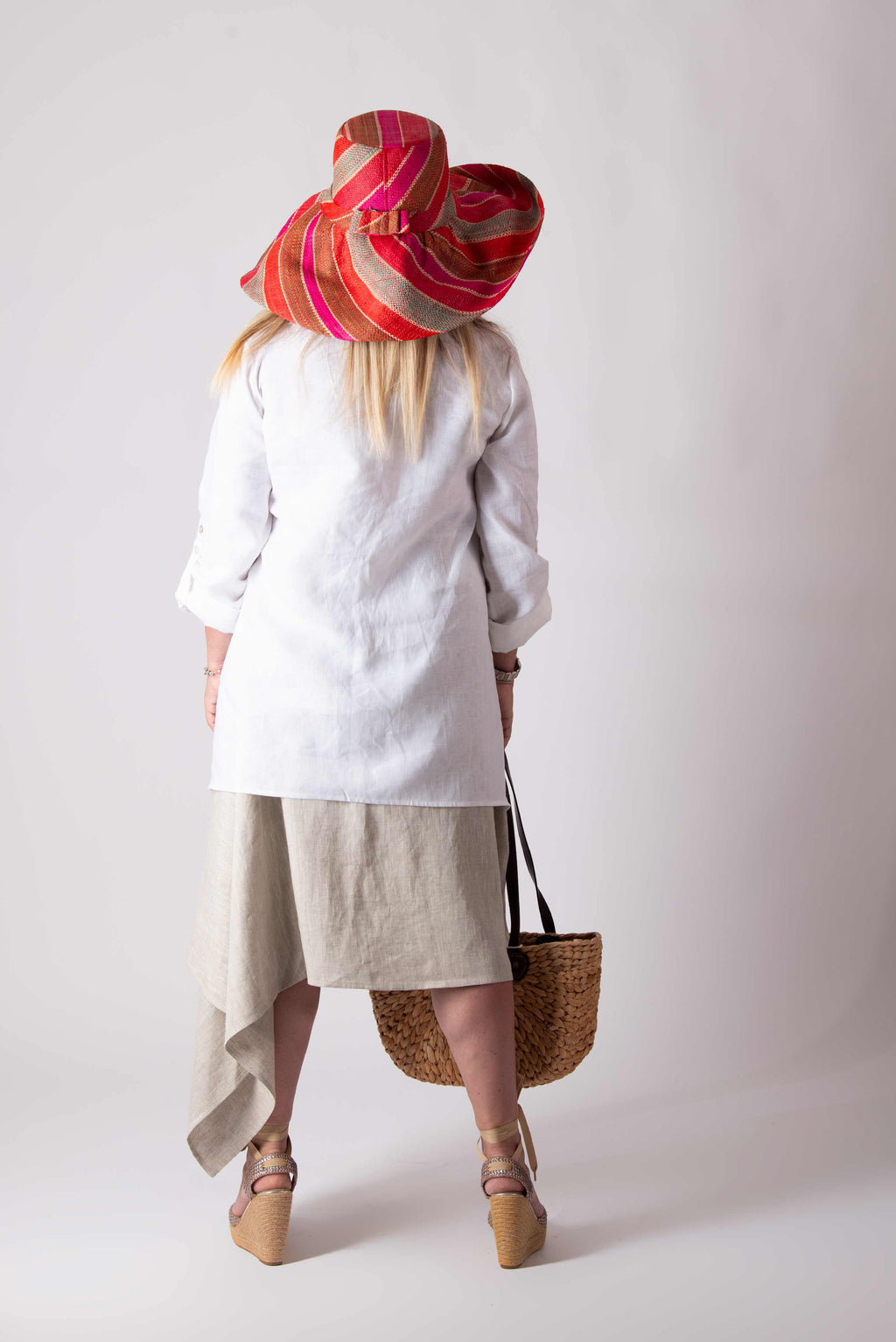 natural Linen skirt - EUG fashion