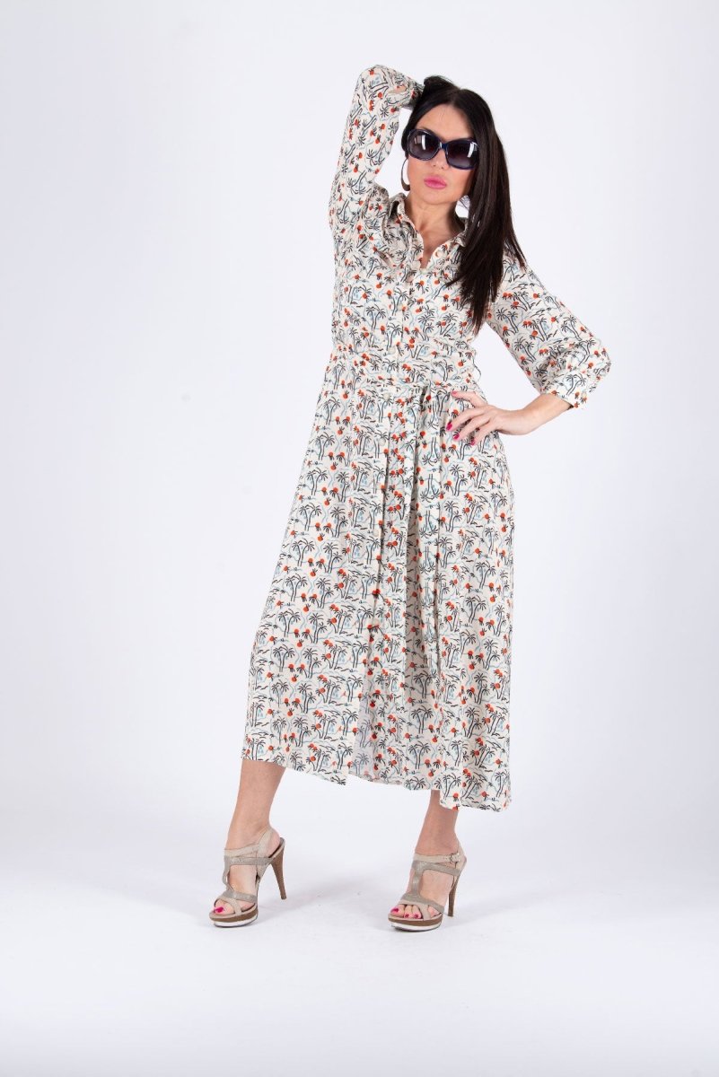 Summer Shirt Dress MIRA - EUG Fashion