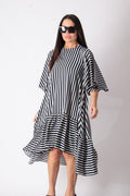 Summer striped dress IVANINA - EUG Fashion