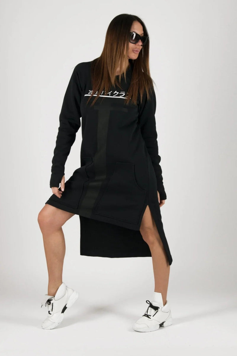 Sweatshirt Dress IZABELA BF - EUG Fashion